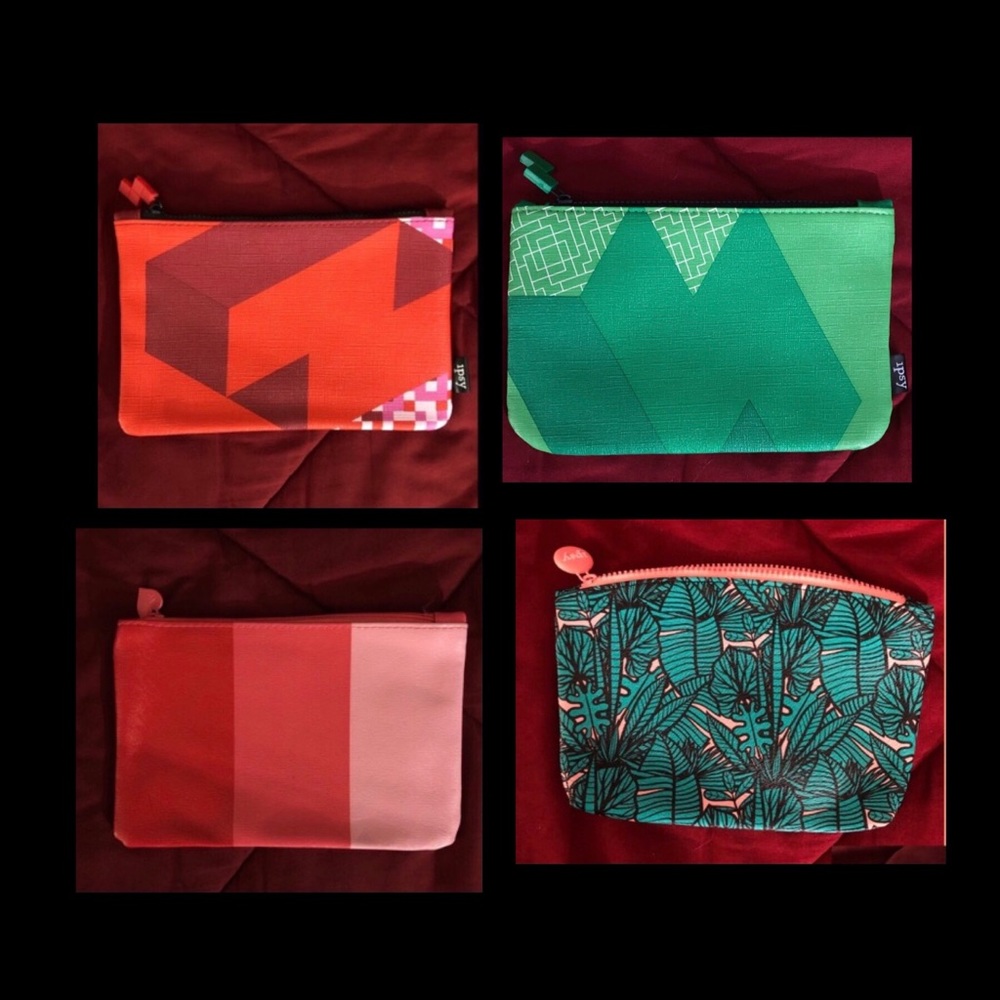 4 Small Beauty / Makeup Ipsy Bag